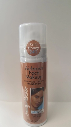 Sally Hansen Airbrush Face Makeup Lightweight Foundation #240 Soft Honey