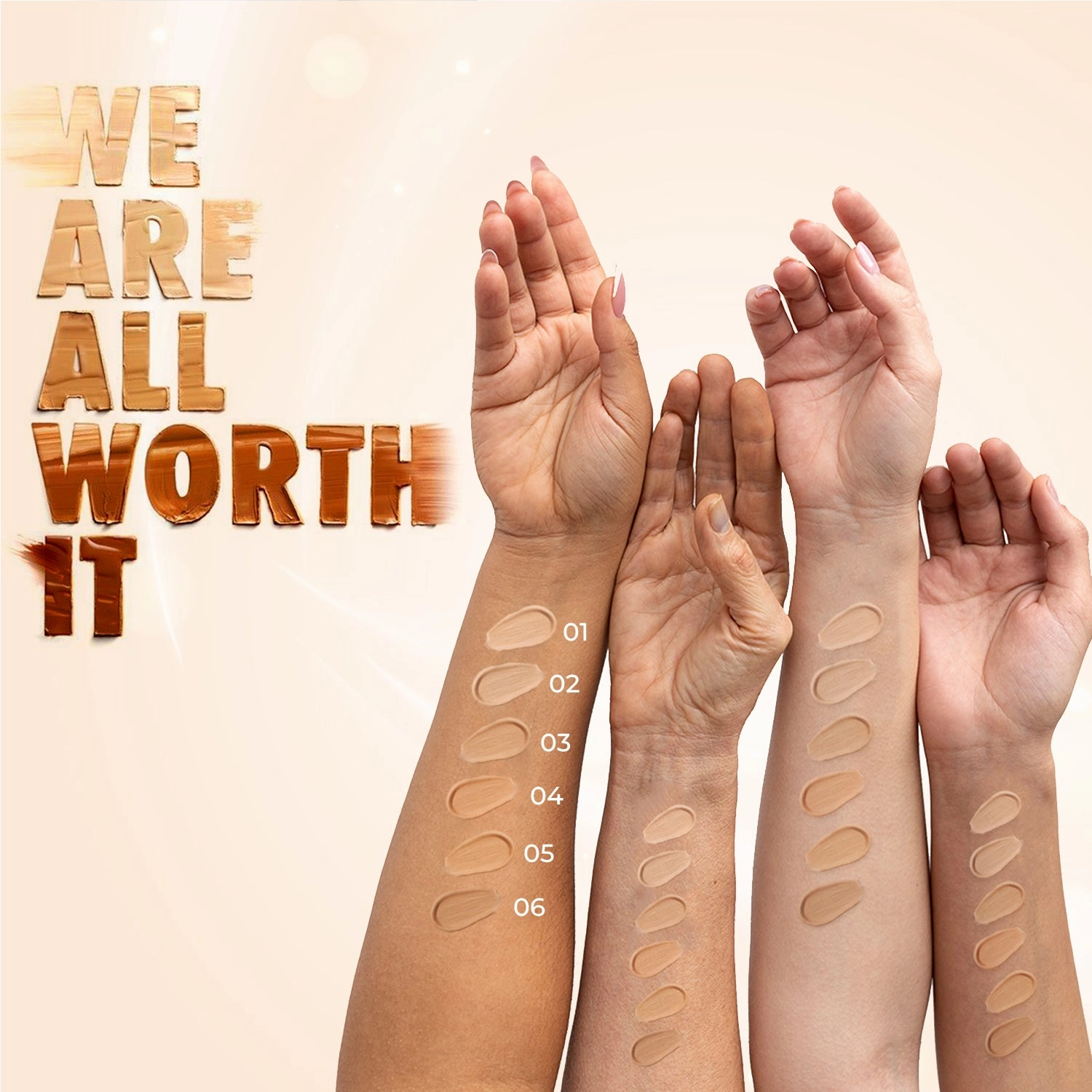 Sand: Serum Foundation Dewy Finish SPF30  Tube with Rosehip & Rice Starch