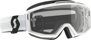 SCOTT 285537-0002113 Split OTG Goggle, White with Clear Works Lens