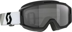 SCOTT 285538-7702053 Split OTG Sand Dust Goggle, Premium Black/White with Dark Grey Lens