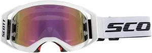 Scott Usa Prospect 2.0 Goggles (One Size Fits Most, White/Black / Purple Chrome Lens)