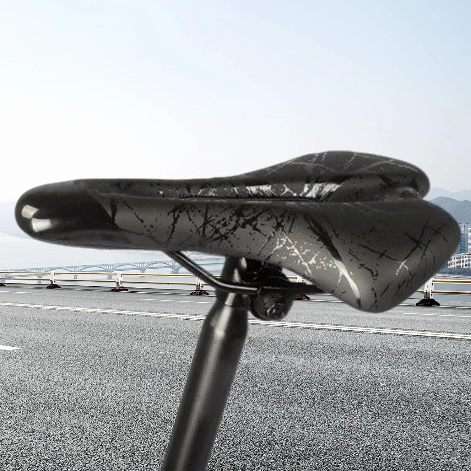 Seat Cushion for Bike | Comfortable Bike Seat | Hollow Structure, Shock Absorbing, Breathable Cycling Accessories for Men and Women, Road, Moutain