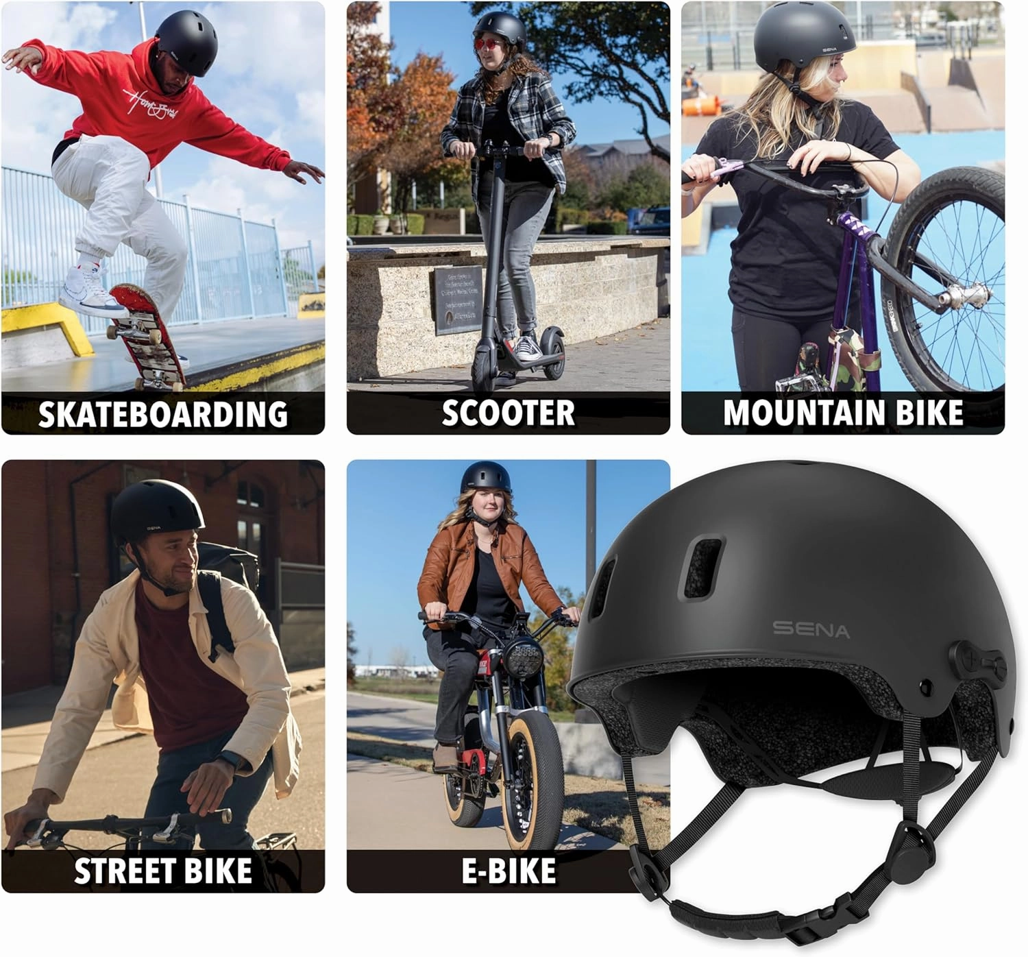 Sena Rumba Multi-Sport Bluetooth Helmet