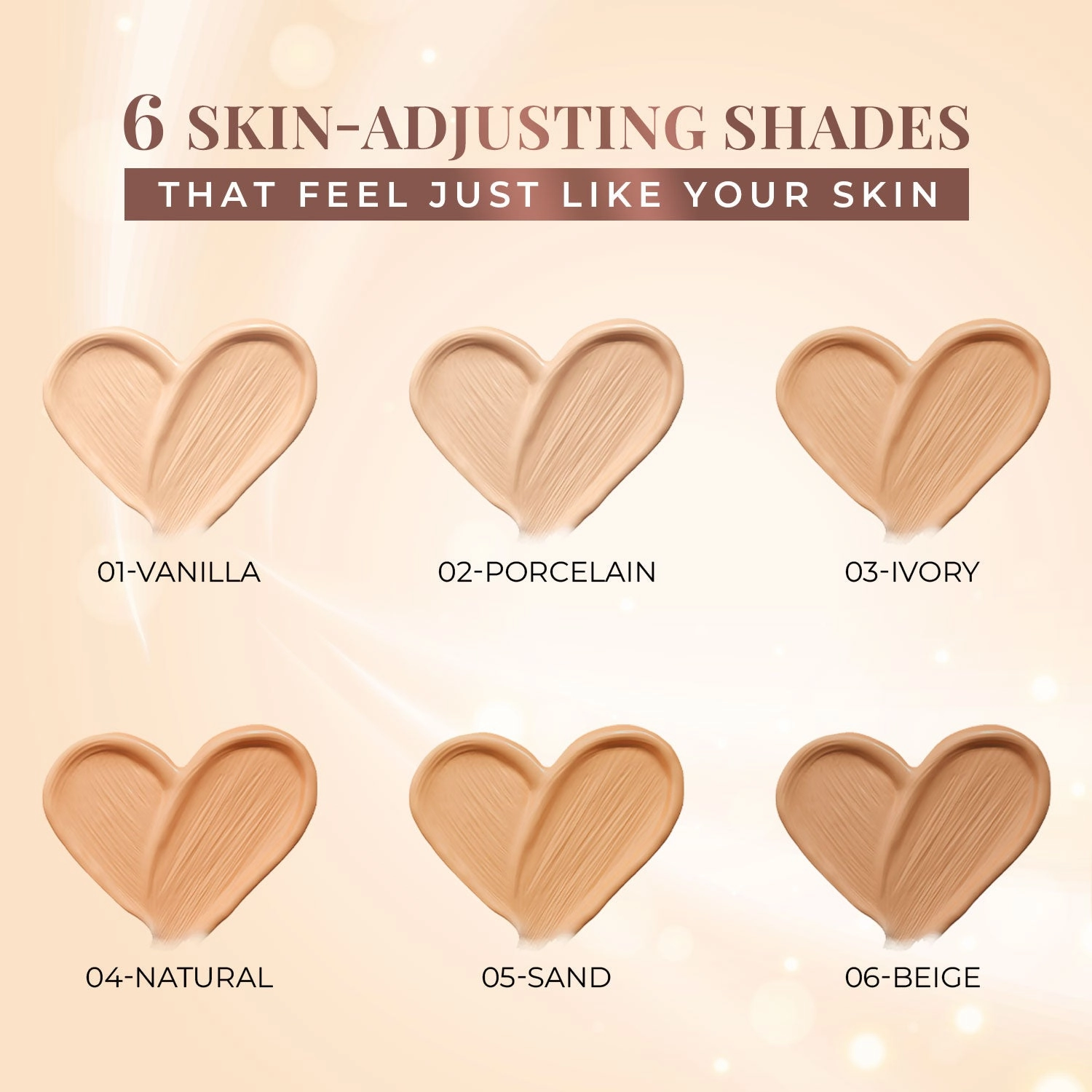 Serum Foundation Dewy Finish SPF30  Tube with Rosehip and Rice Starch - 20 ml
