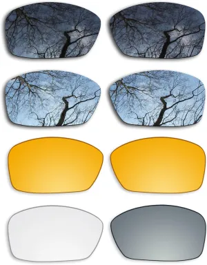 Set of 4 Replacement Lenses for Oakley Hijinx Pack-BSHP6