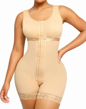SHAPELLX Shapewear Tummy Control Butt Lifting High Compression Shapewear Bodysuit