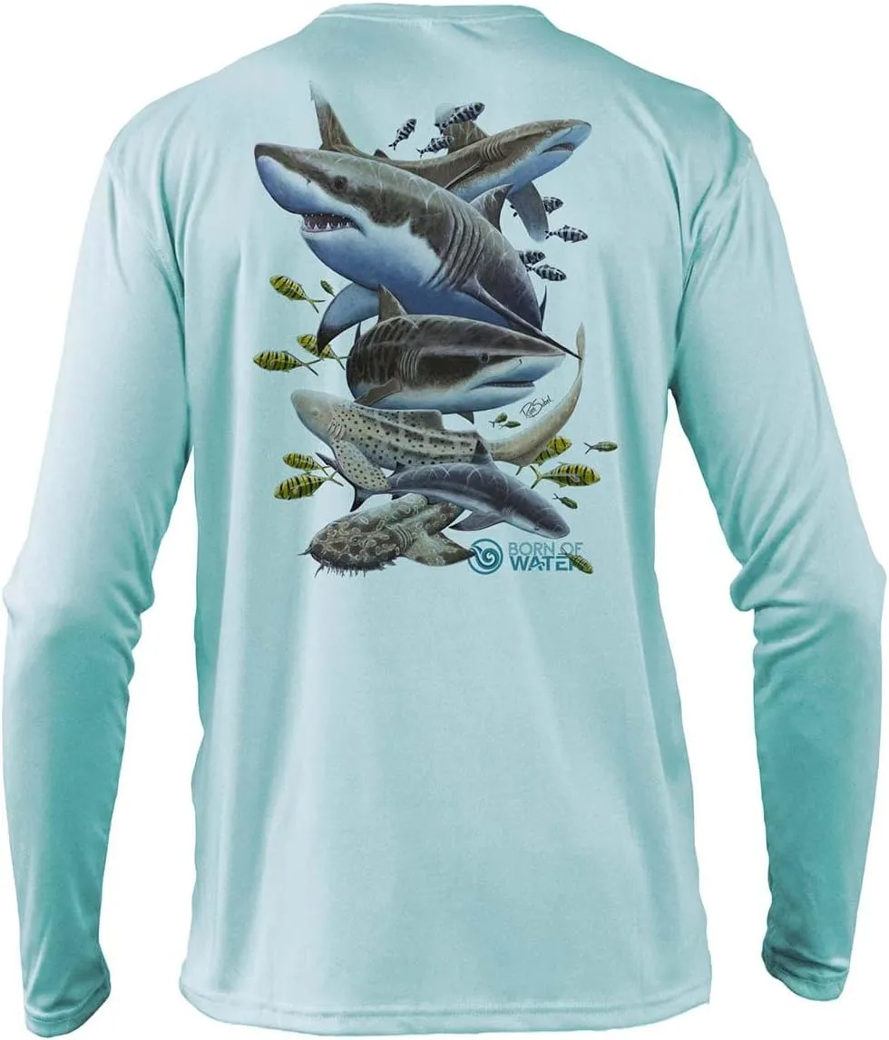 Shark Scuba Diving Shirt: UV UPF  50 Long Sleeve: Misunderstood Beauty