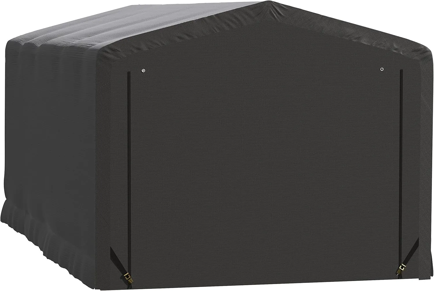 ShelterLogic ShelterTube Garage & Storage Shelter, 10' x 18' x 8' Heavy-Duty Steel Frame Wind and Snow-Load Rated Enclosure, Gray