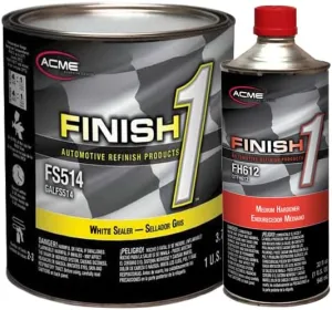 Sherwin-Williams Finish 1 4.1 VOC White Enamel Sealer Undercoat Medium Gallon Kit