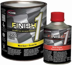 Sherwin-Williams Finish 1 4.1 VOC White Enamel Sealer Undercoat Medium Quart Kit