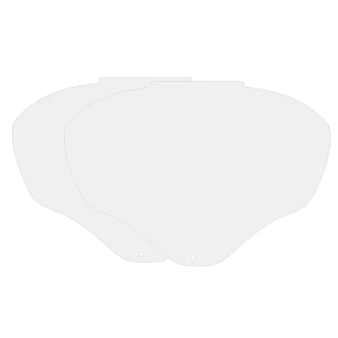 Shield Replacement Lens, Replacement for S8555, for Honeywell Uvex S8500/S8510 Bionic Face Shield Cover, Protective Full Face Shield, with Clear, Anti Fog Hardcoat （2 EVA）