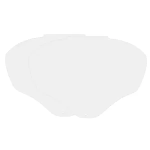 Shield Replacement Lens, Replacement for S8555, for Honeywell Uvex S8500/S8510 Bionic Face Shield Cover, Protective Full Face Shield, with Clear, Anti Fog Hardcoat （2 EVA）