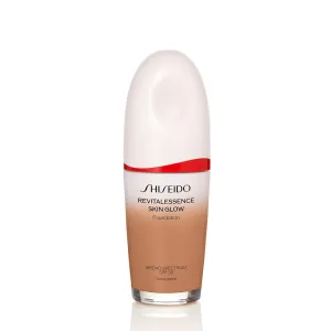 Shiseido RevitalEssence Skin Glow Foundation SPF 30 - Buildable, Medium Coverage - 24-HR Hydration & 12-HR Wear - Transfer, Crease & Fade Resistant - Non-Comedogenic - All Skin Types