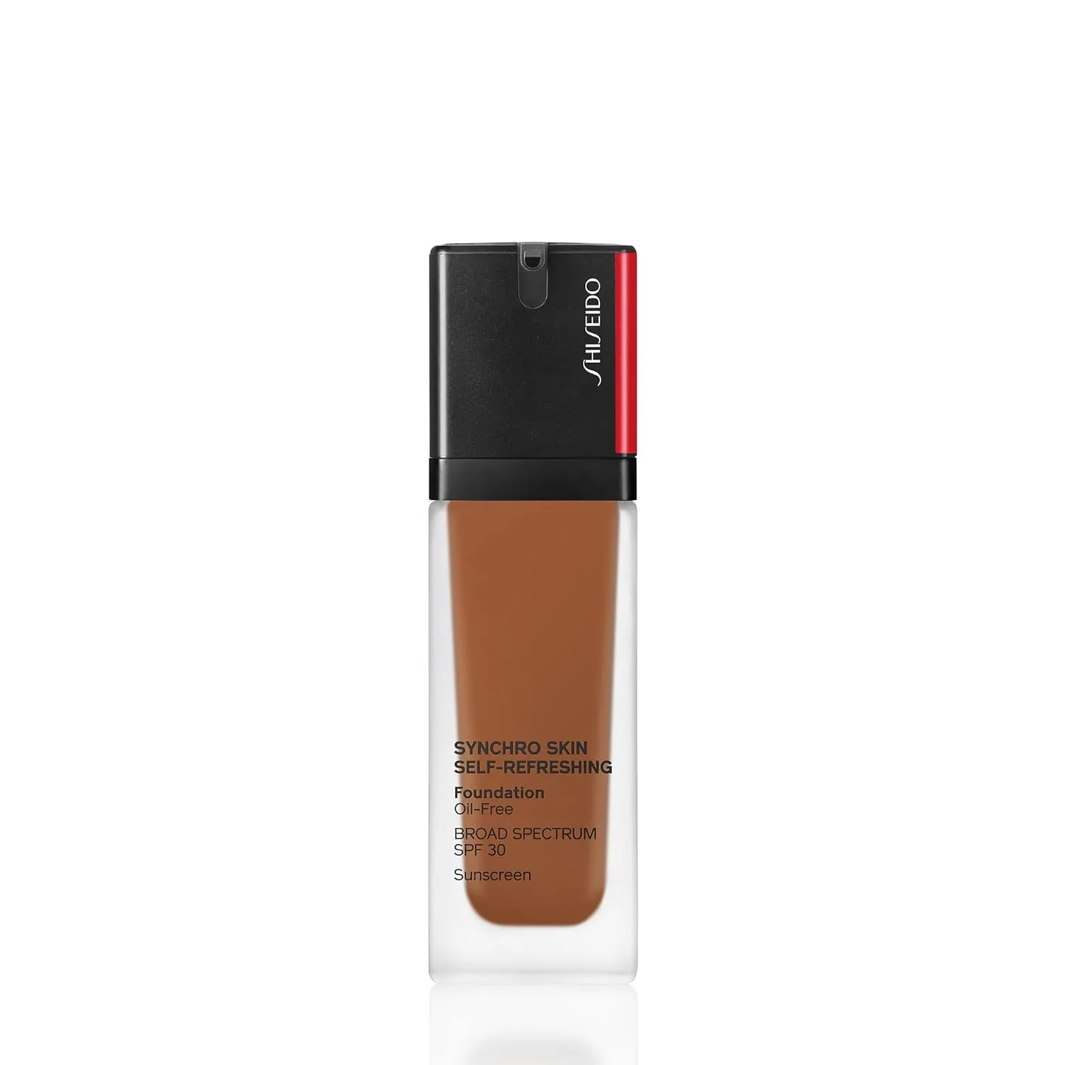 Shiseido Synchro Skin Self-Refreshing Foundation SPF 30 - Medium, Buildable Coverage   24-Hour Wear - Waterproof & Transfer Resistant - Non-Comedogenic