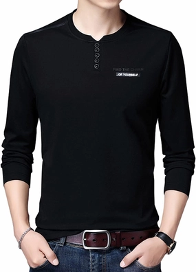 SHUIANGRAN Men's Casual Hoodie Shirts Slim Fit Long Short Sleeve Lightweight T-Shirt Tops