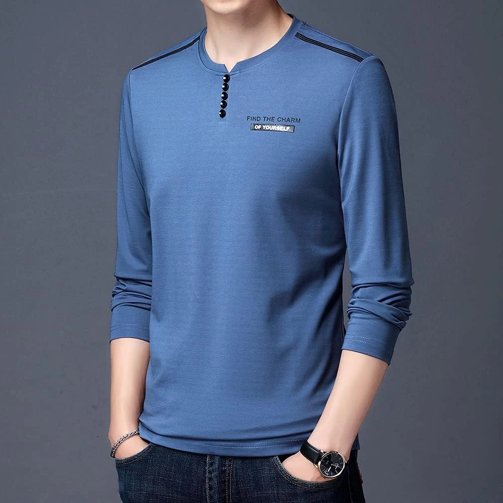 SHUIANGRAN Men's Casual Hoodie Shirts Slim Fit Long Short Sleeve Lightweight T-Shirt Tops