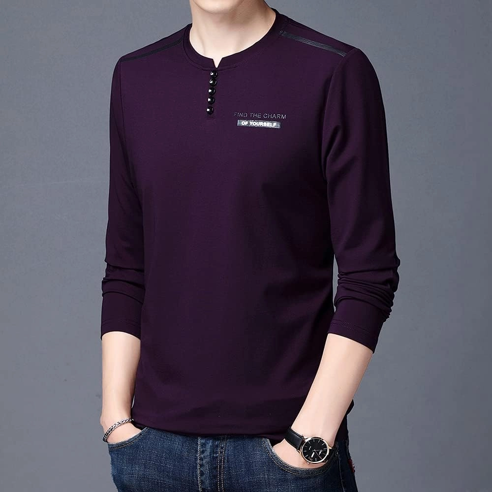 SHUIANGRAN Men's Casual Hoodie Shirts Slim Fit Long Short Sleeve Lightweight T-Shirt Tops