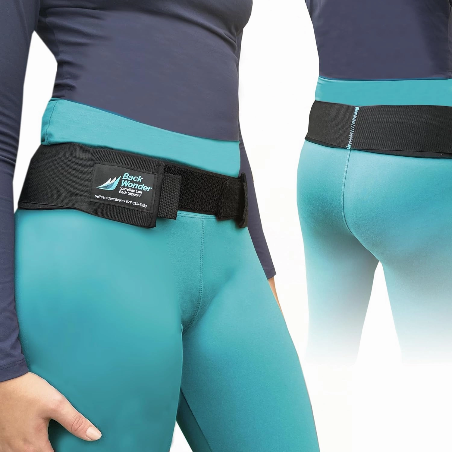 SI Belt - Enhanced Comfort Sacroiliac Joint Support Belt for Men & Women | Ideal for Sciatica & Lower Back Pain Relief | For Daily Use & Physical Activities (Medium)