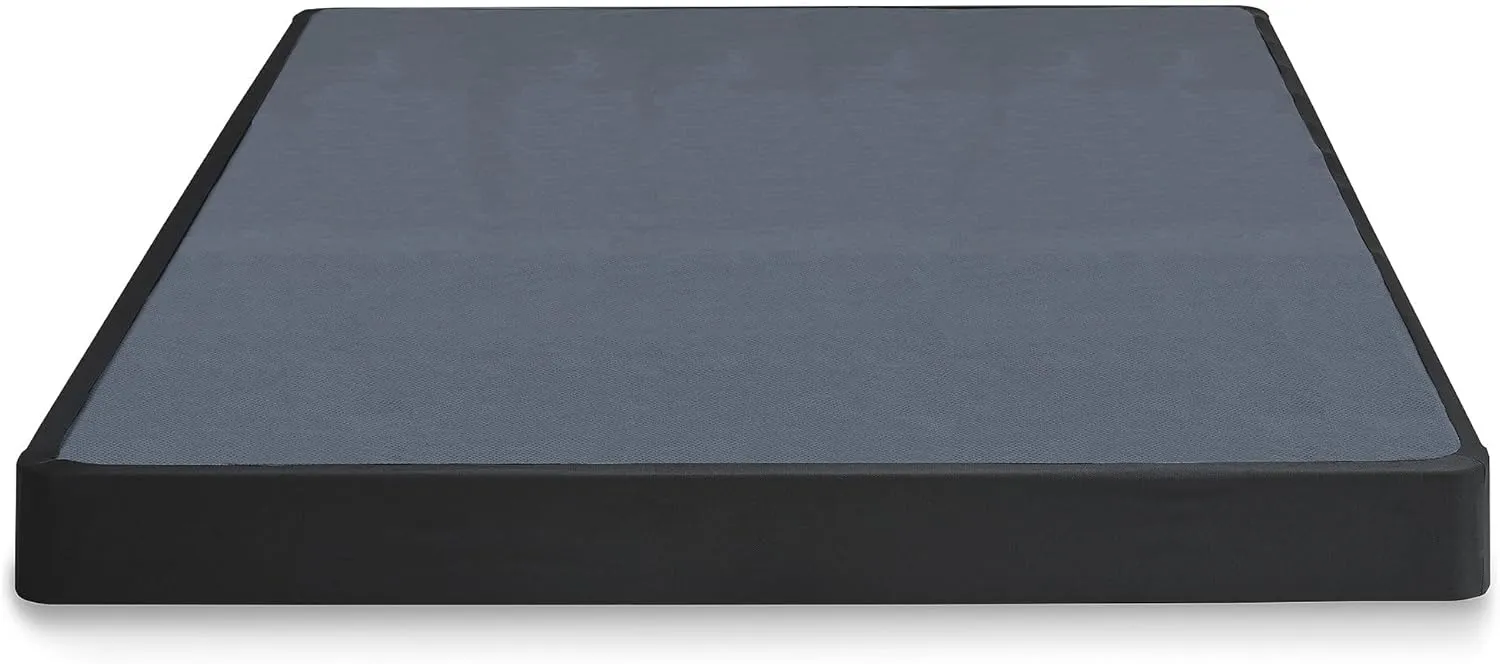 Signature Design by Ashley Low Profile Ready to Assemble Metal Foundation, Full, Black