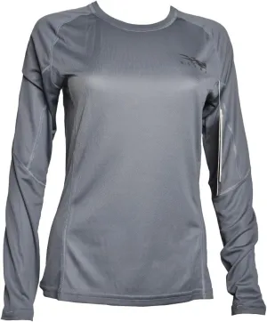SITKA Gear Women's Hunting Core Lightweight Camo Crew Long Sleeve Shirt