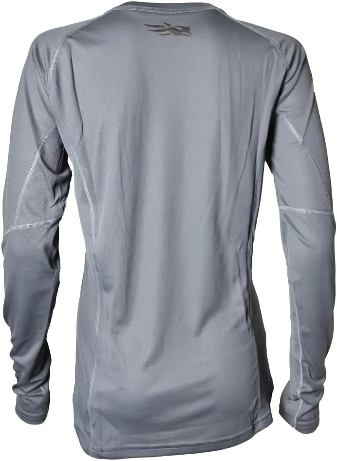 SITKA Gear Women's Hunting Core Lightweight Camo Crew Long Sleeve Shirt