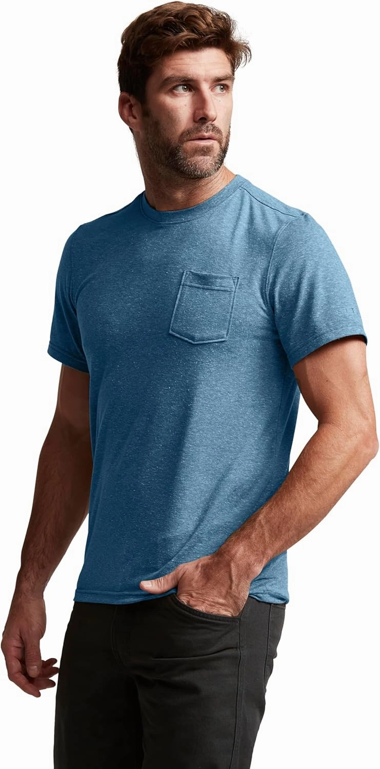 SITKA Gear Men's Essential Crew Neck Everyday Short Sleeve T-Shirt