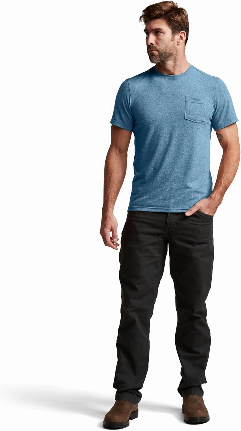 SITKA Gear Men's Essential Crew Neck Everyday Short Sleeve T-Shirt