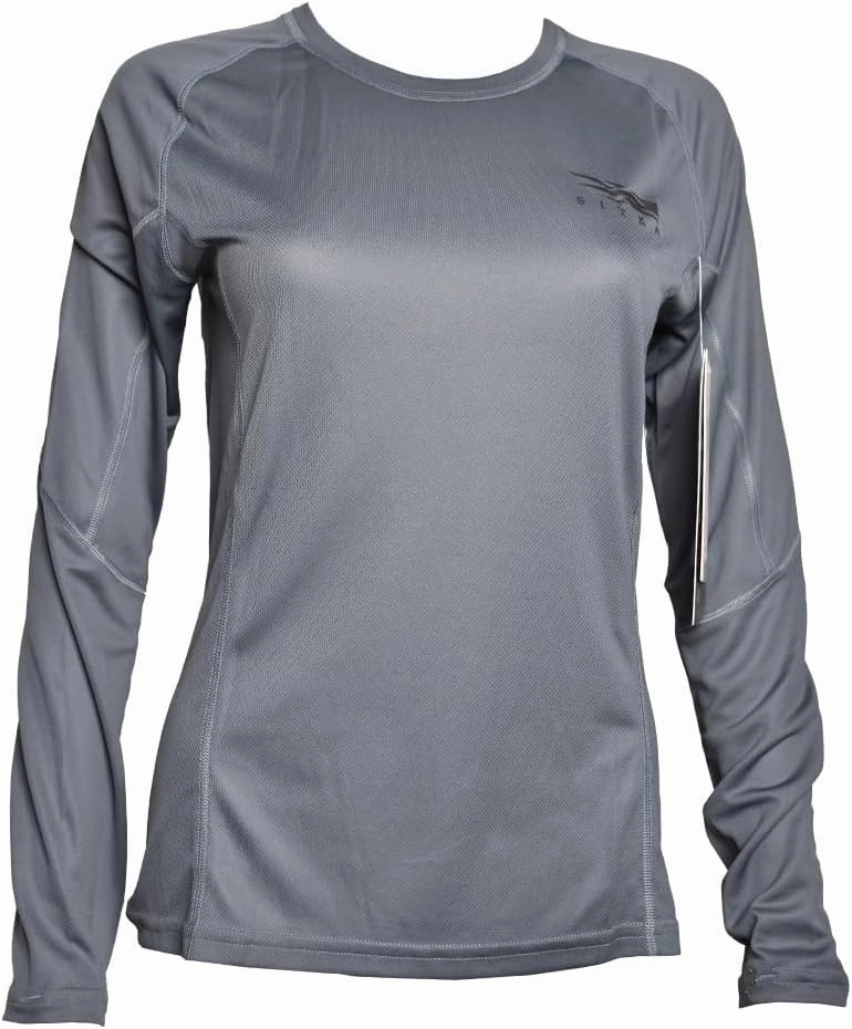 SITKA Gear Women's Hunting Core Lightweight Camo Crew Long Sleeve Shirt