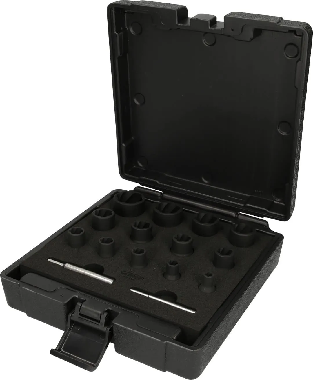 SK Hand Tool 4042146225349 1/4" 1/2" Spiral Profile Impact Socket Set, 15 Piece, Clear