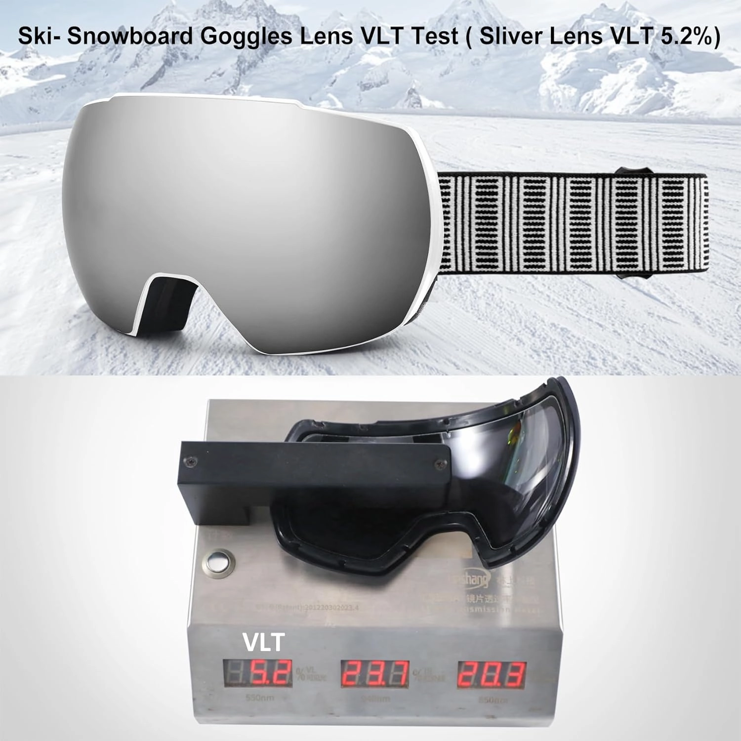 Ski Snow Goggles,OTG UV400 Protection,Anti Fog Skiing,Skating,Snowboarding,Snowboard Goggles For Men Women Youth