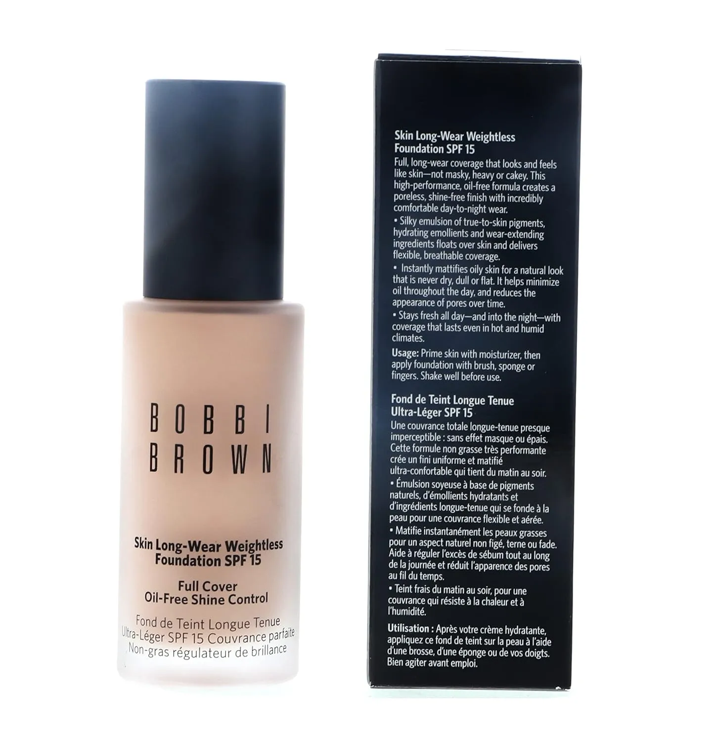 Skin Long Wear Weightless Foundation SPF 15-2.25 Cool Sand by Bobbi Brown for Women - 1 oz Foundation