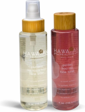Skin Care - Soothing Cleanser & Toner Duo - 100% Organic, No Synthetic Fragrances, Vegan, & Hydrating