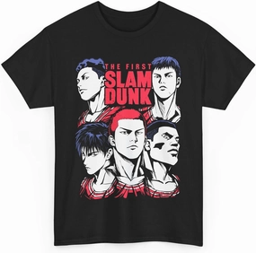 Slam Anime Dunk Hanamichi Sakuragi and Kaede Rukawa Cotton Short Sleeve T-Shirt Special Premium Exclusive Manga M-2