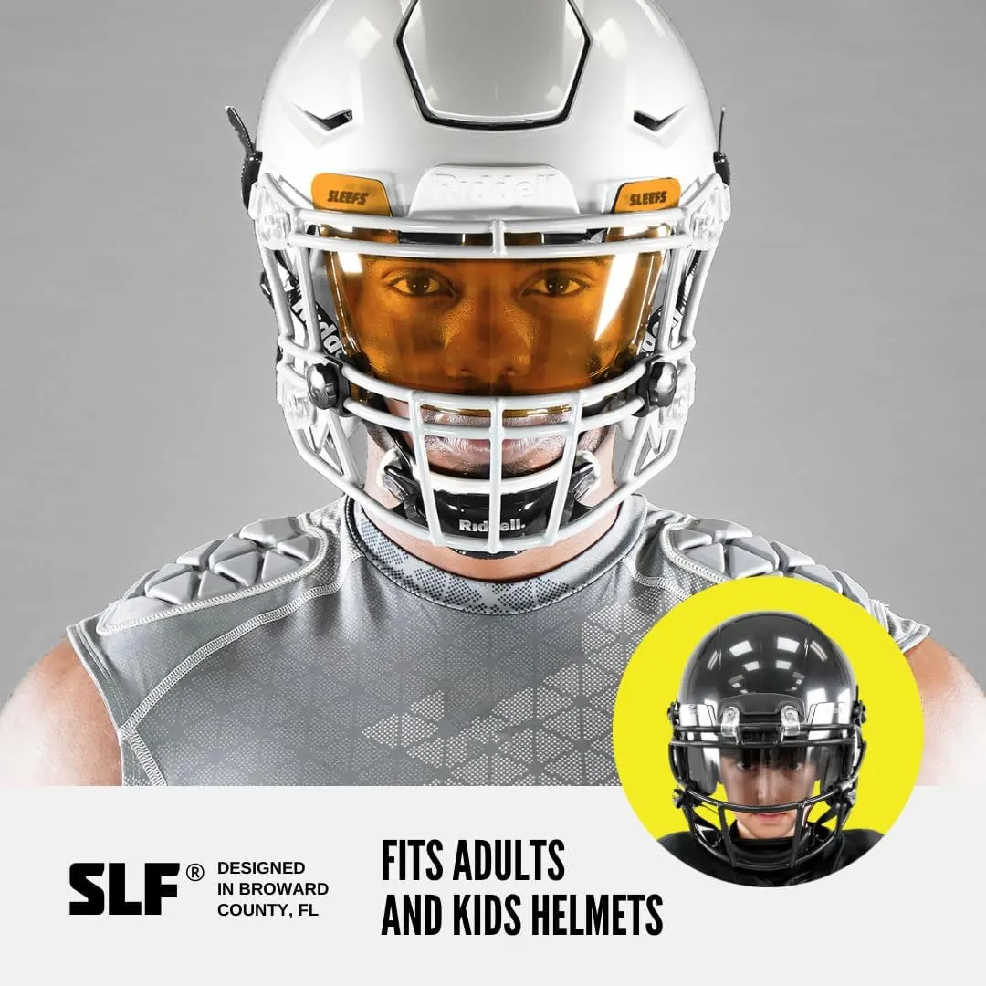SLEEFS Clear Football Helmet Eye-Shield Visor