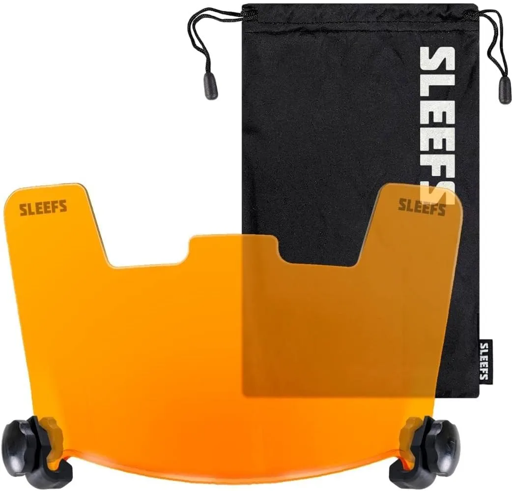 SLEEFS Clear Football Helmet Eye-Shield Visor