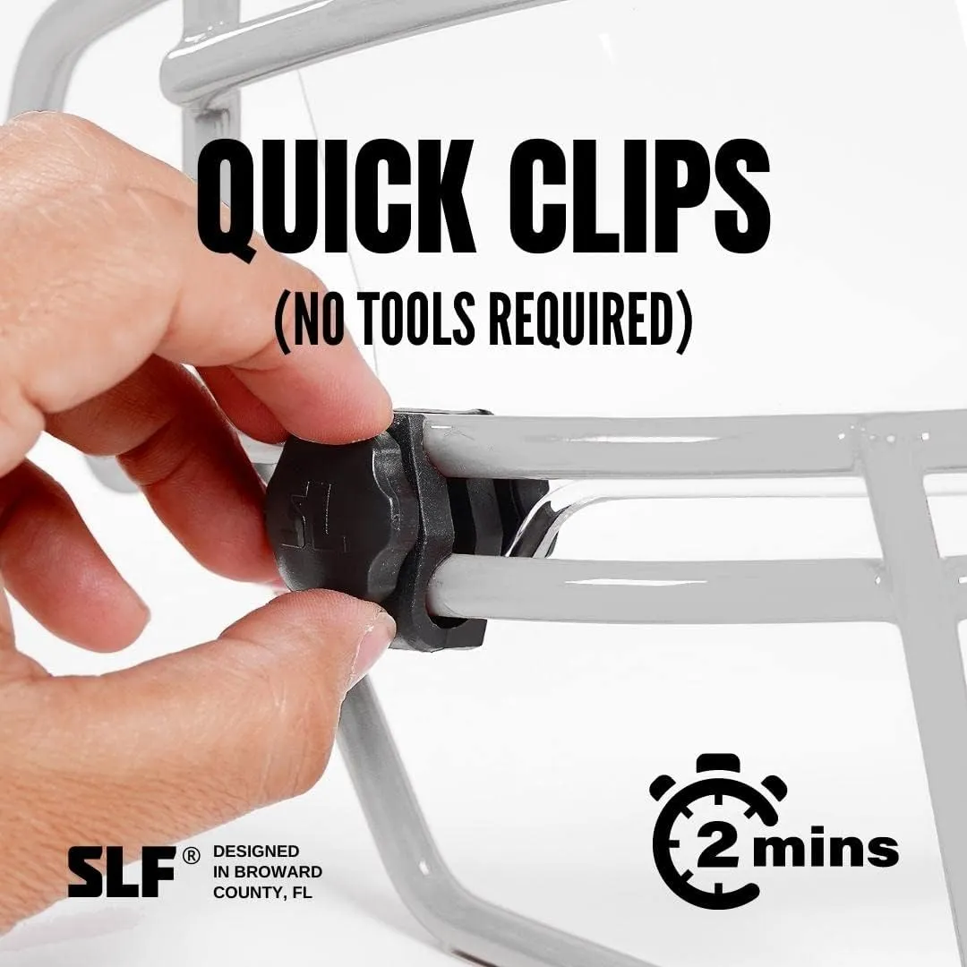SLEEFS Clear Football Helmet Eye-Shield Visor