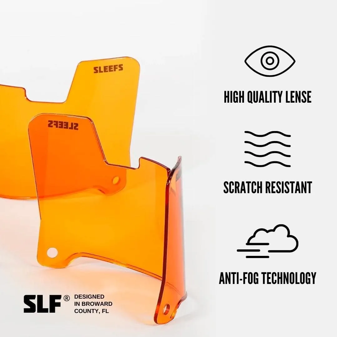 SLEEFS Clear Football Helmet Eye-Shield Visor
