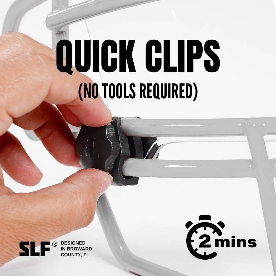 SLEEFS Clear Football Helmet Eye-Shield Visor