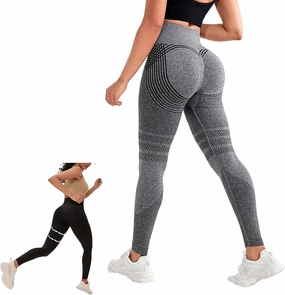 Slimove 3D Leggings Women's High Waisted Stretch Fitness Running Yoga Pants Ventilated and Comfortable