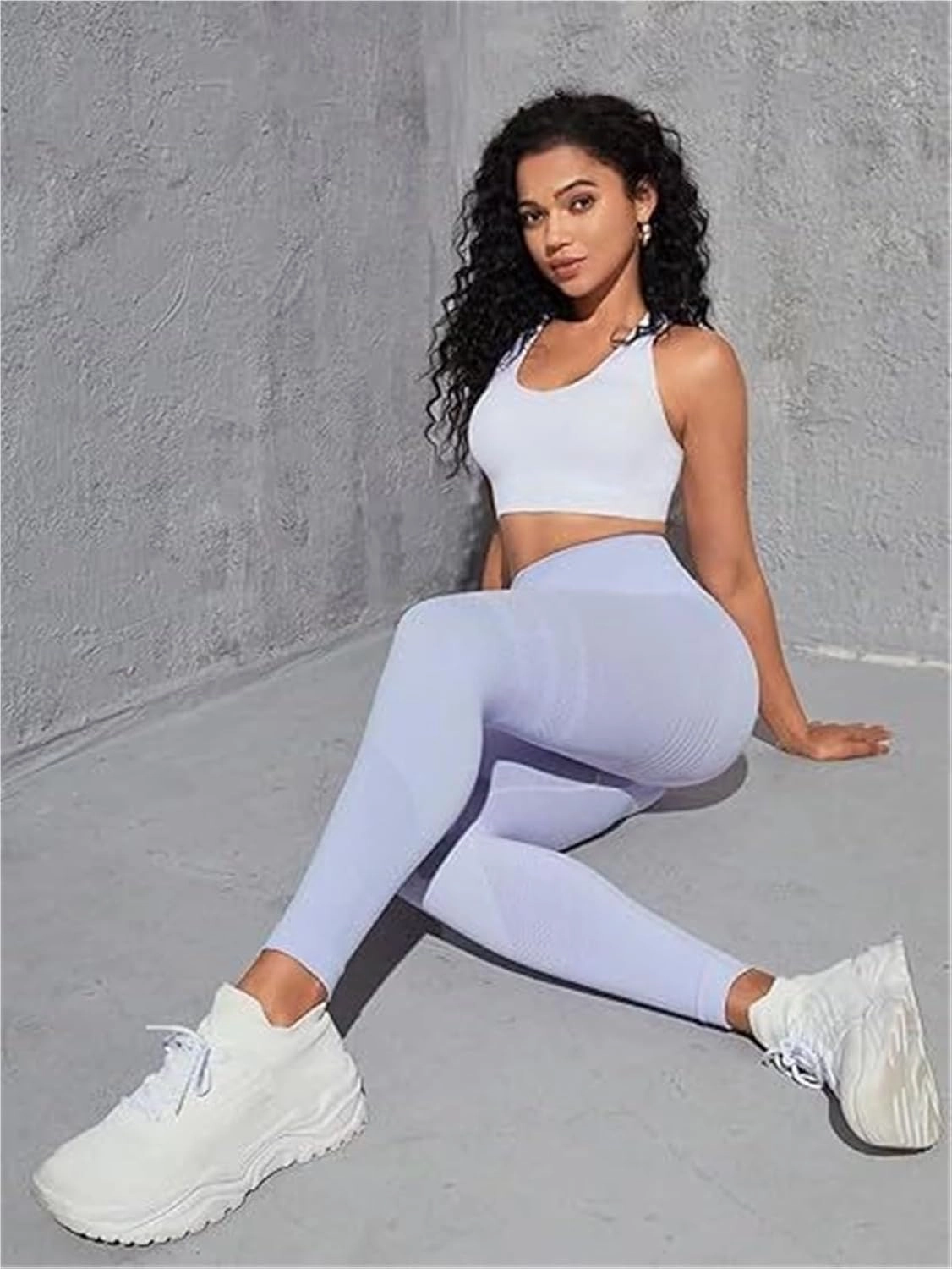 Slimove 3D Leggings Women's High Waisted Stretch Fitness Running Yoga Pants Ventilated and Comfortable