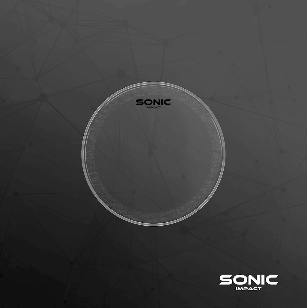 Sonic Impact 24'' Clear Bass Drum Head