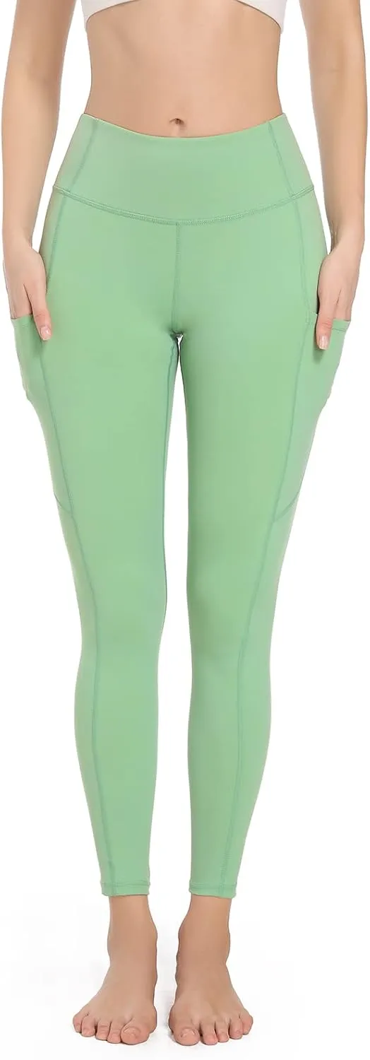 SP3LOPS Yoga Pants with Pockets for Women High Waisted Tummy Control Women's Buttery Soft Yoga Workout Leggings Running Pants