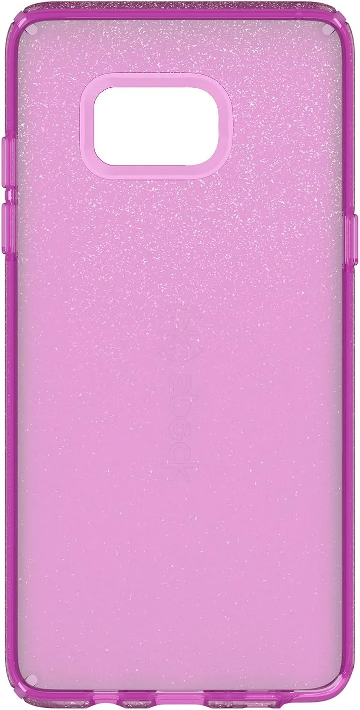 Speck Products CandyShell Clear Cell Phone Case for Samsung Galaxy Note7 - Gold Glitter/Beaming Orchard Purple Clear
