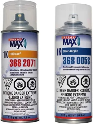 SprayMax 1K Paint Kit For Andretti Autosport Autonation Pink Process Magenta C Includes One Can of Basecoat Paint and One Clearcoat Can
