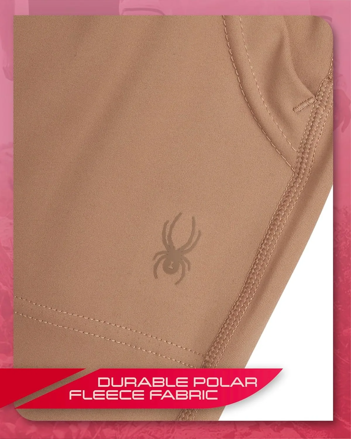Spyder Women's Jogger Sweatpants - High Waisted Fleece Lined Athletic Joggers with Pockets for Casual Workout (Sizes: S-XL)