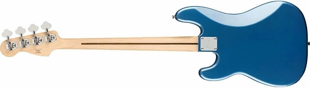 Squier Affinity Series Stratocaster Electric Guitar, Lake Placid Blue, Maple Fingerboard Bundle with Fender 10ft Cable (Straight/Straight), Guitar 12-Pack Picks, and 2" Guitar Straps