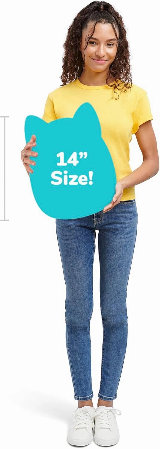 Squishmallows Original 14-Inch Lilaz Peach Cow - Official Jazwares Plush (Large)
