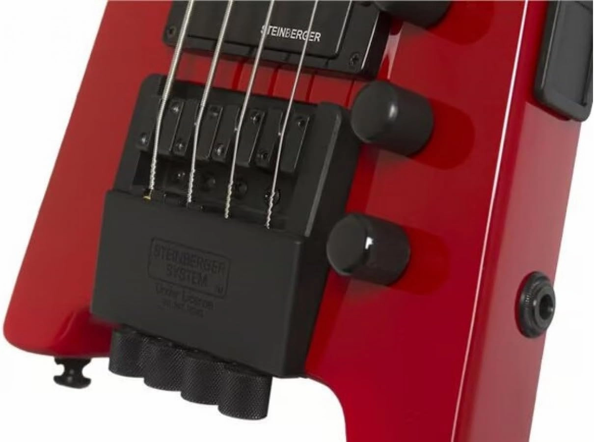 Steinberger Spirit XT2 Standard Bass, Hot Rod Red with Bag