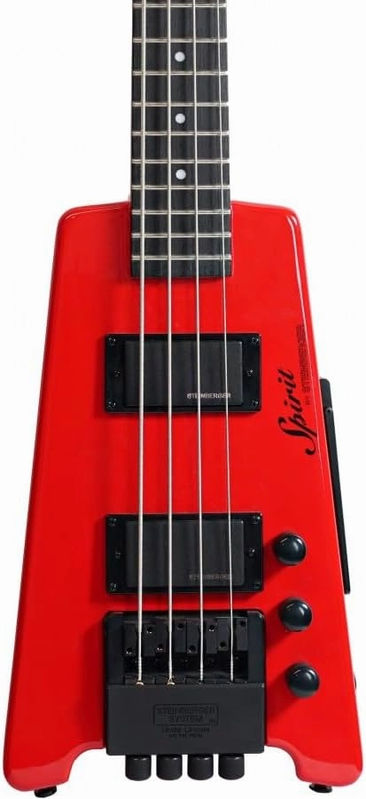 Steinberger Spirit XT2 Standard Bass, Hot Rod Red with Bag