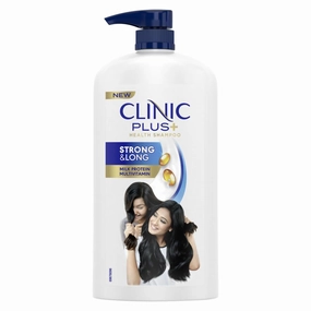 Strong & Long Shampoo 1 L, With Milk Proteins & Multivitamins for Healthy and Long Hair